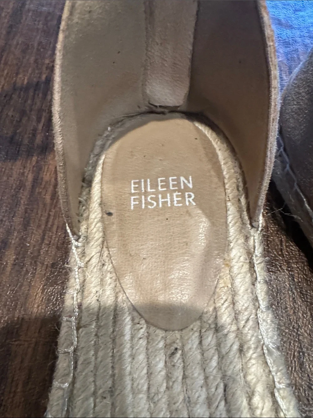 Eileen Fisher suede upper